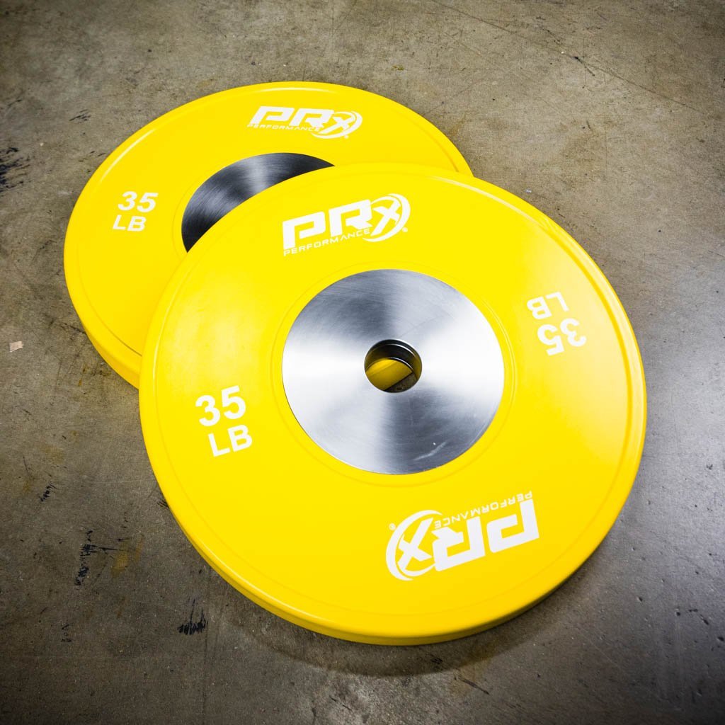Steel disc insert and 50.4mm collar opening on a PRx competition plate