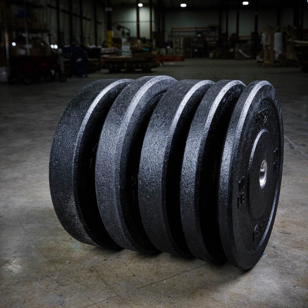 PRx Crumb Rubber Bumper Plate face detail