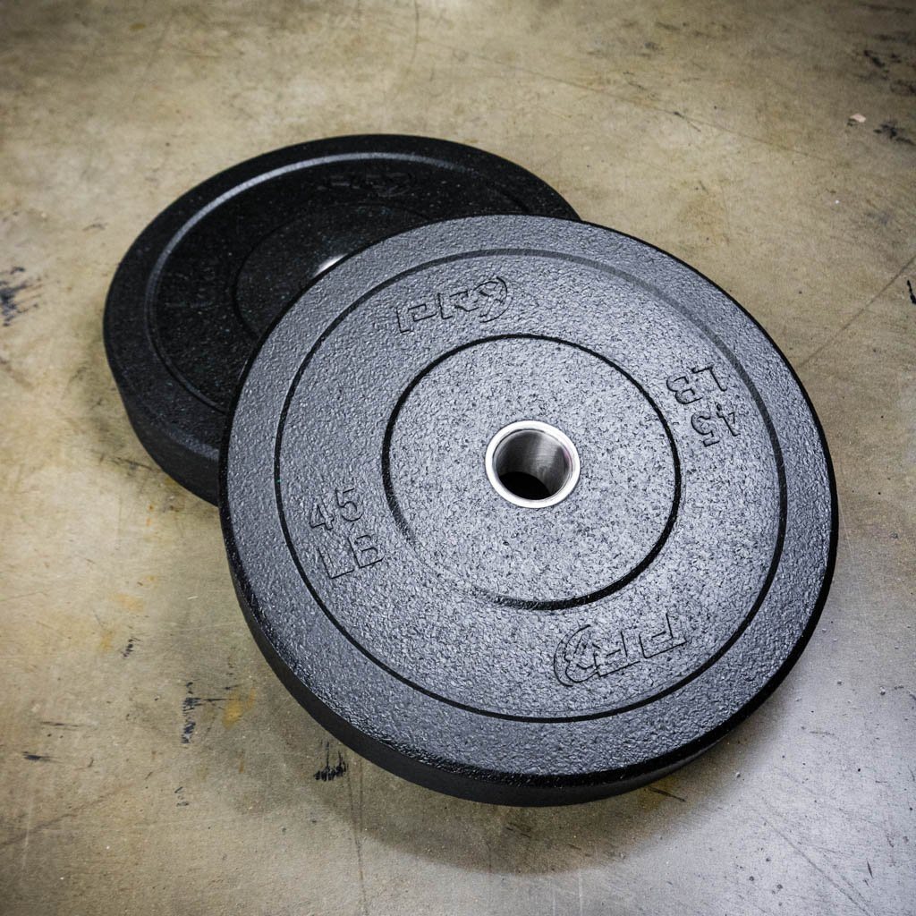 PRx Crumb Rubber Bumper Plates edge profile