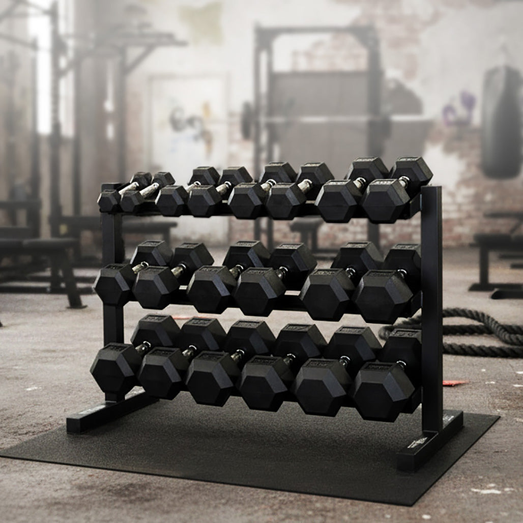 Body-Solid Best Fitness BFDR10B 3-Tier Dumbbell Rack - view 3