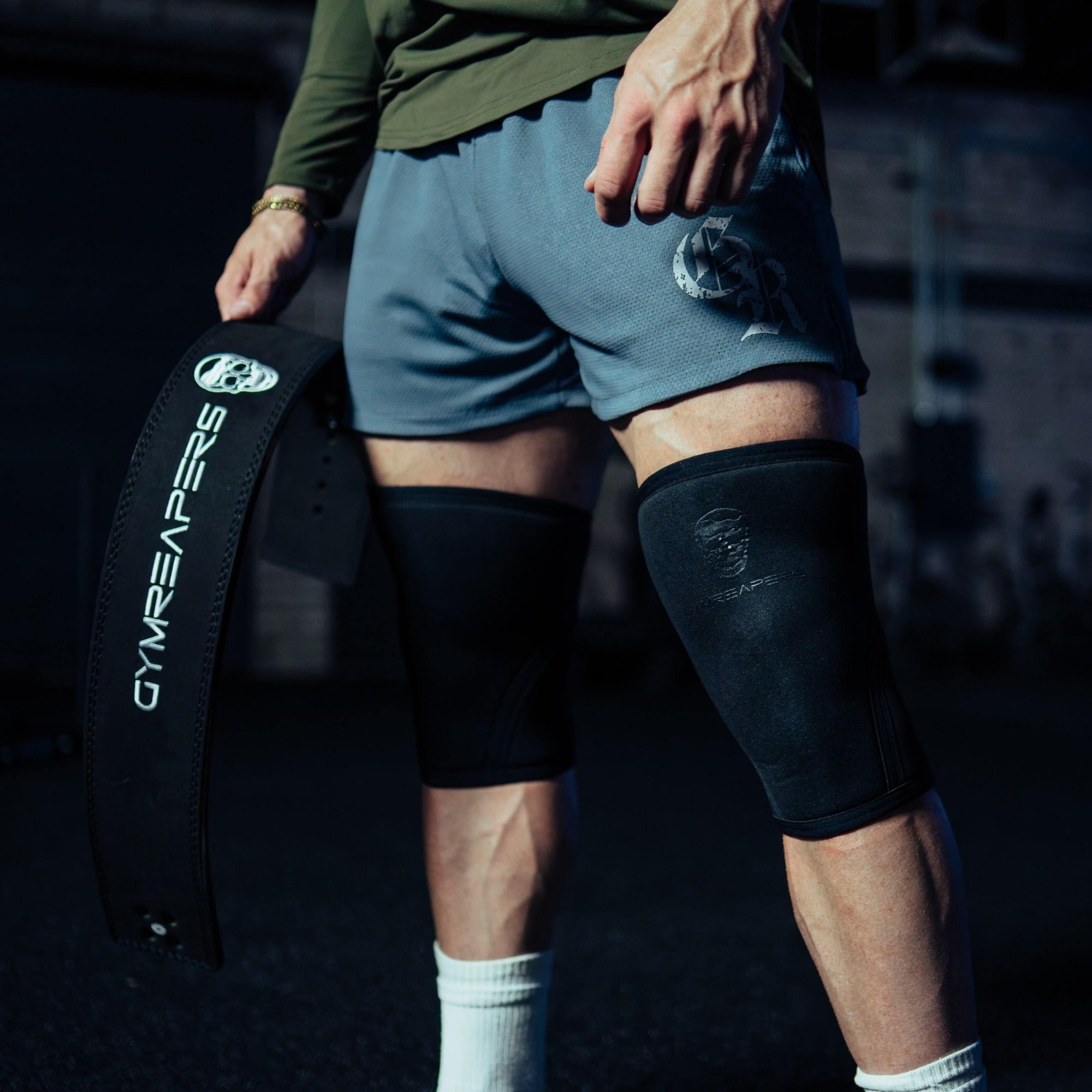7MM Knee Sleeves - Black/Black