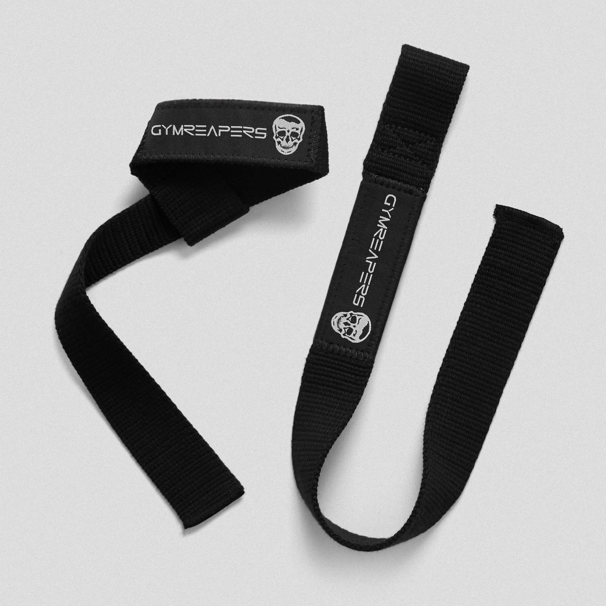 Lifting Straps | Premium Weightlifting Straps - Black (No Padding)