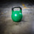 Close view of the 33 mm handle on a PRx competition kettlebell