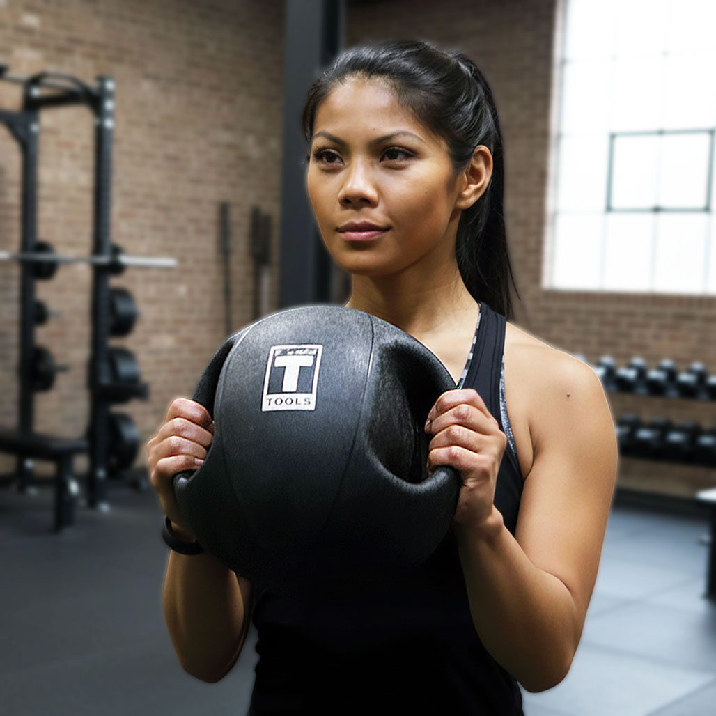 Body-Solid Tools Dual Grip Medicine Balls - alternate view 2