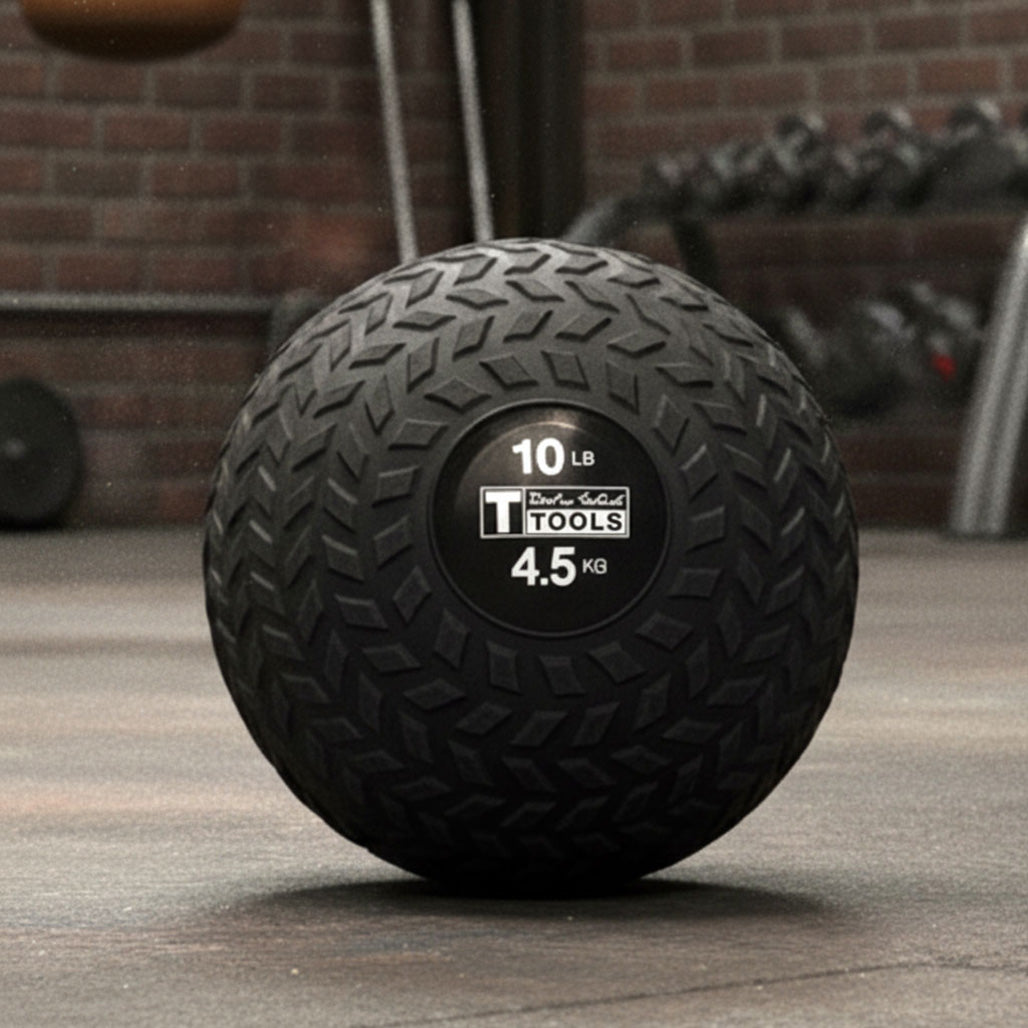 Body-Solid Tools Tire Tread Slam Balls, from 10 to 30 lbs. - slam ball view