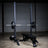 Multiple weight storage pegs organizing plates by size on a Build Limitless rack