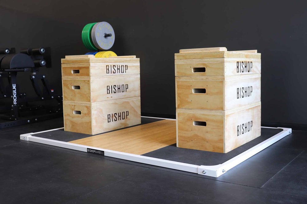 ビショップ バーベル リフティング プラットフォーム (フレームのみ) バンド ペグなし