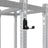PRx Build Limitless Dip Station Storage bracket holding a dip station on a rack upright
