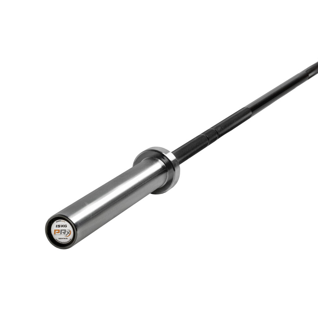 PRx 15kg Elite Barbell shaft detail