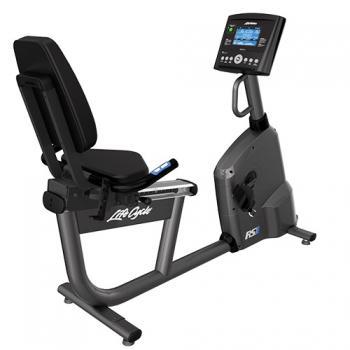 Bicicleta estática Life Fitness RS1 Lifecycle con consola Go