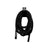 PRx Battle Rope Storage wall mounted hook in black finish