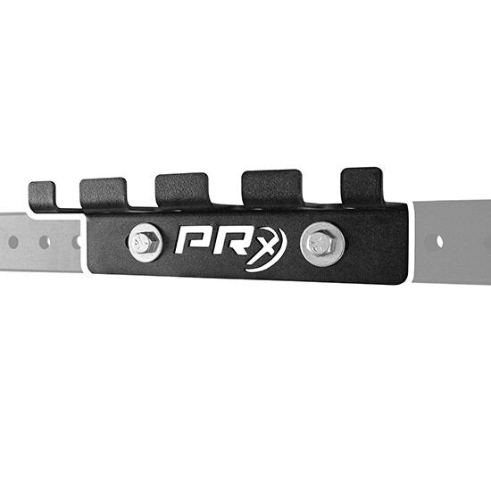 Four barbell rack mount storage for 81 inch Build Limitless racks