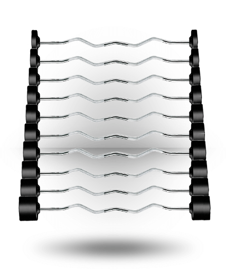 Juego de barras fijas de goma Pro Curl