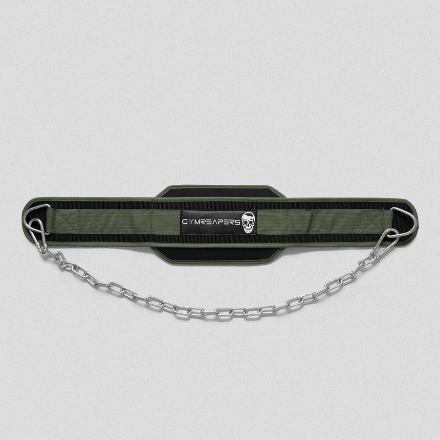 Gymreapers Dip Belt - Ranger Green