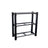 PRx Build Limitless Freestanding Storage tower loaded with weight plates and dumbbells