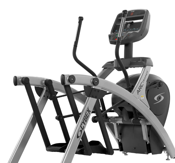 Cybex 525AT Total Body Arc Trainer - Silver Frame / Silver Legs