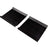 Black powder coated 11-gauge steel storage shelf plate