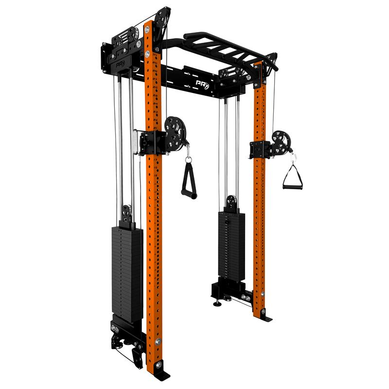 Low row performed on the Build Limitless wall mounted trainer