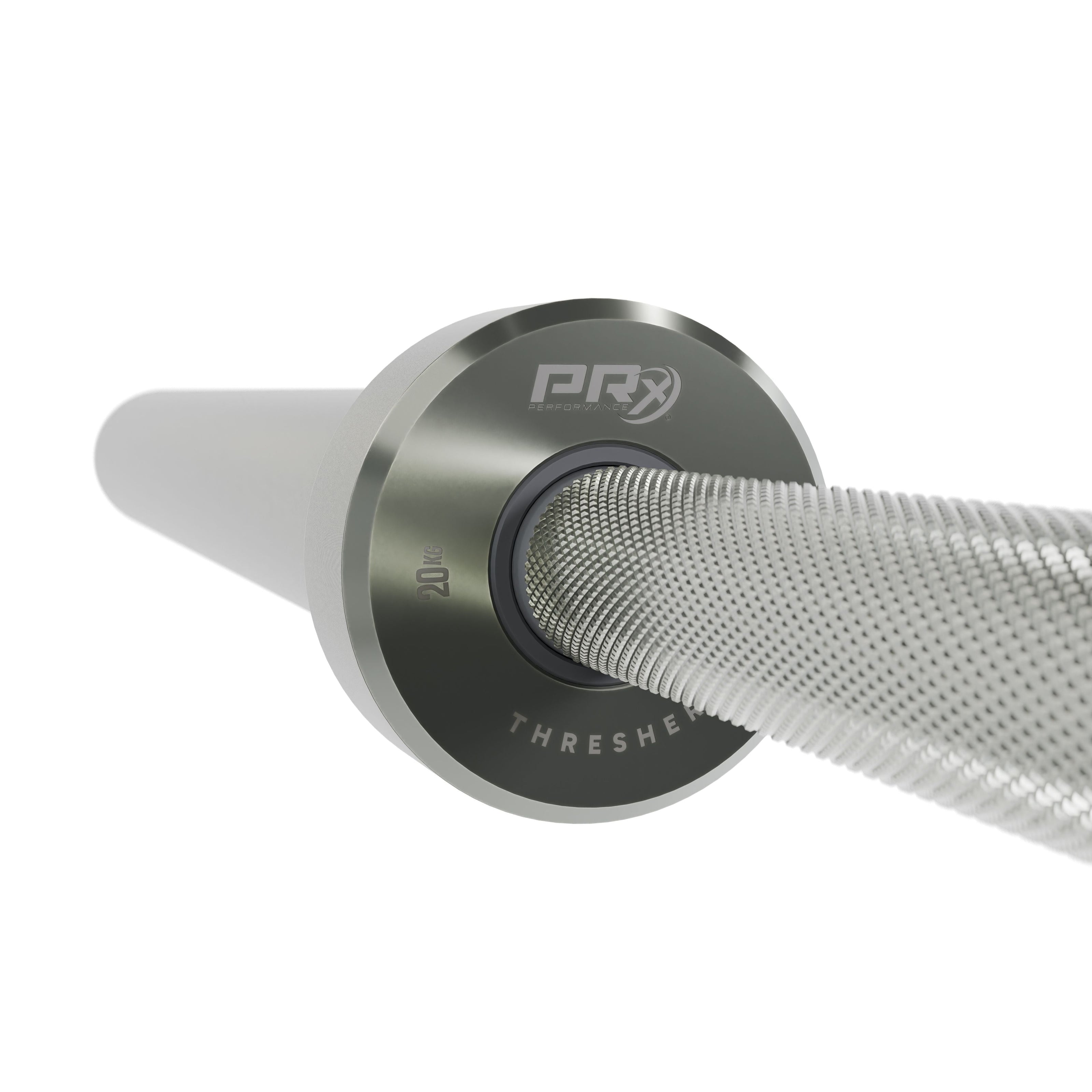 PRx Stainless Thresher Bar volcano knurling close-up