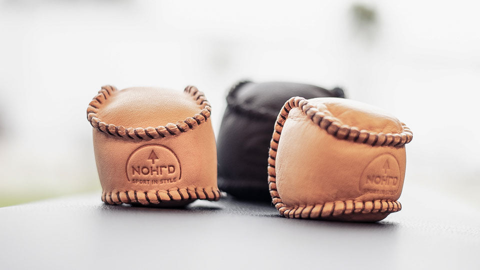 NOHRD HaptikBall leather grip and sensory training ball