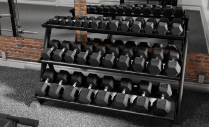 Instinct 3-Tier Dumbbell Rack