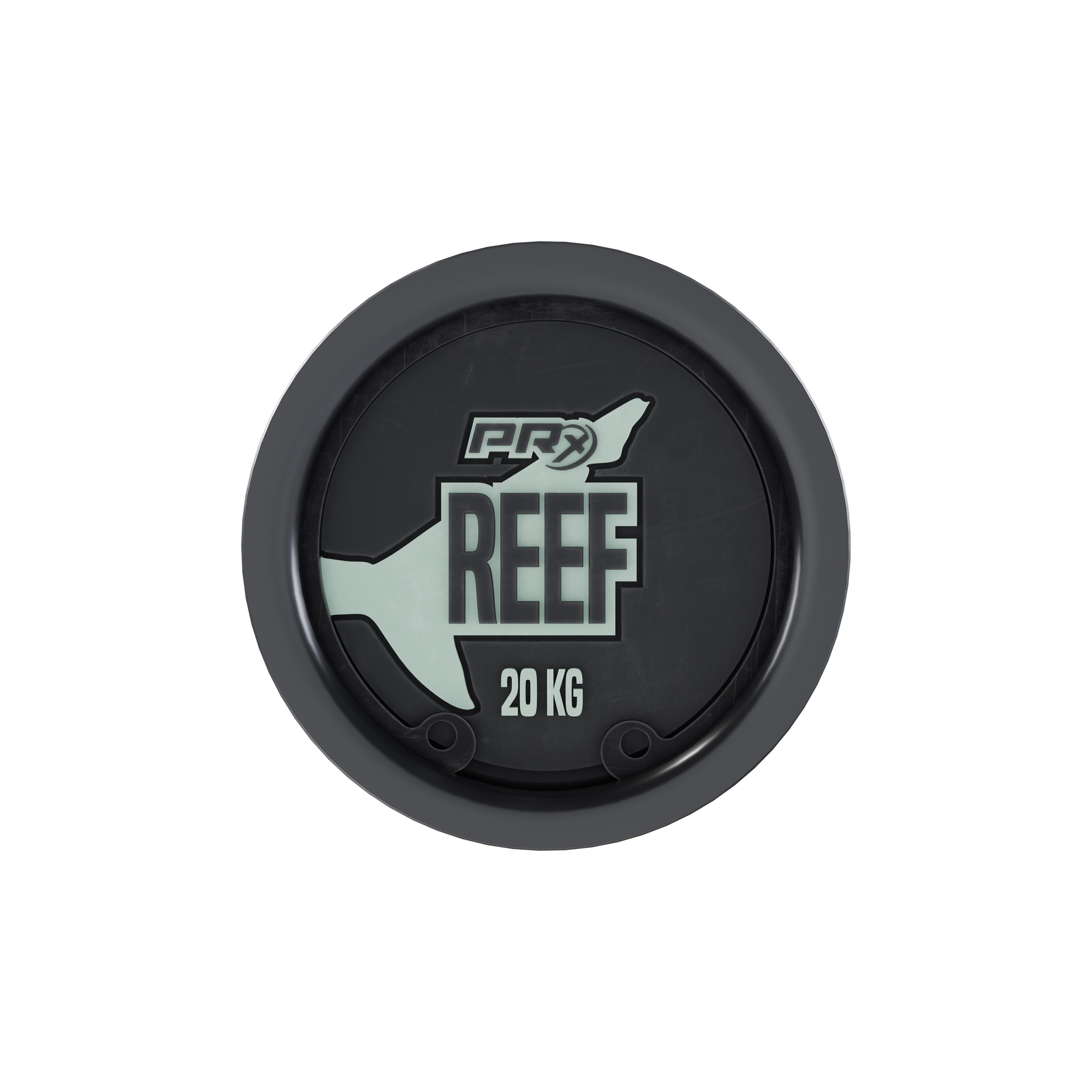 PRx Reef Power Barbell sleeve and end cap detail