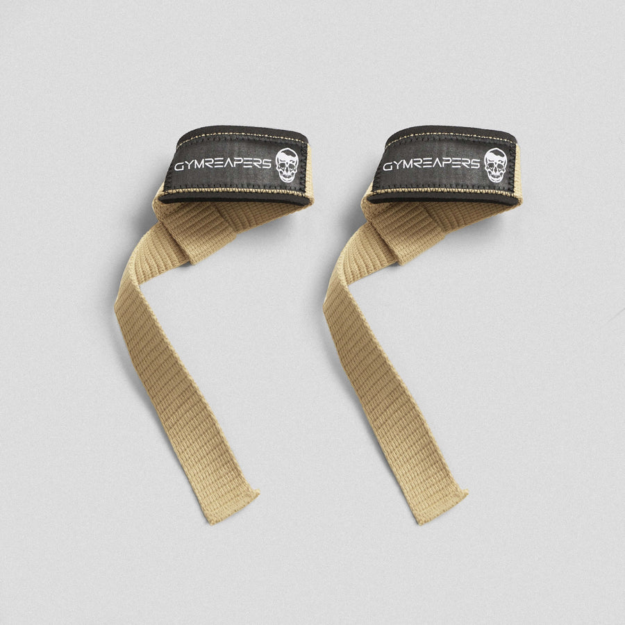 Lifting Straps | Premium Padded Weightlifting Straps - Desert Sand