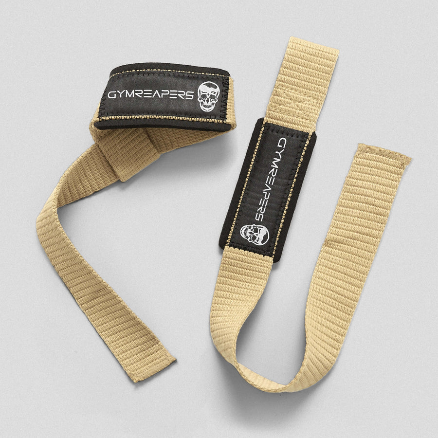 Lifting Straps | Premium Padded Weightlifting Straps - Desert Sand