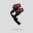 Lifting Straps | Premium Padded Weightlifting Straps - Black/Red