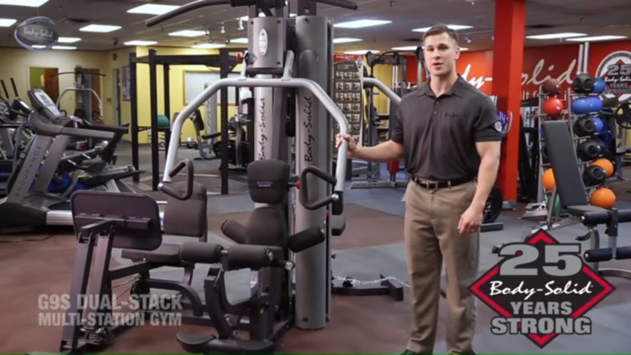 Body-Solid G9B Dual Stack Gym with Leg Press