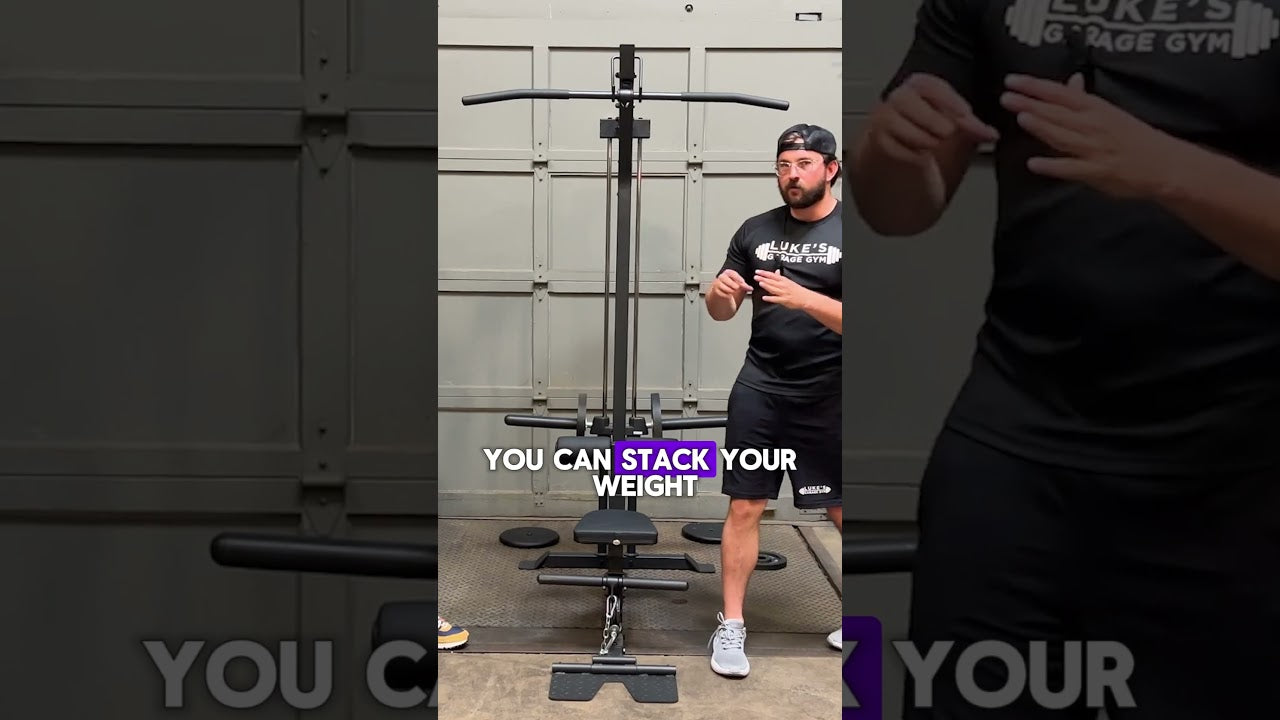 Body-Solid Lat Machine, Plate Load
