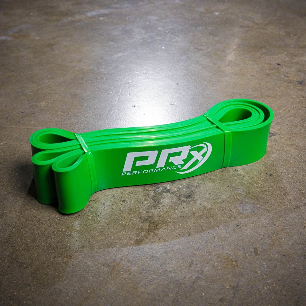 PRx Mobility Bands used for upper body pull-aparts