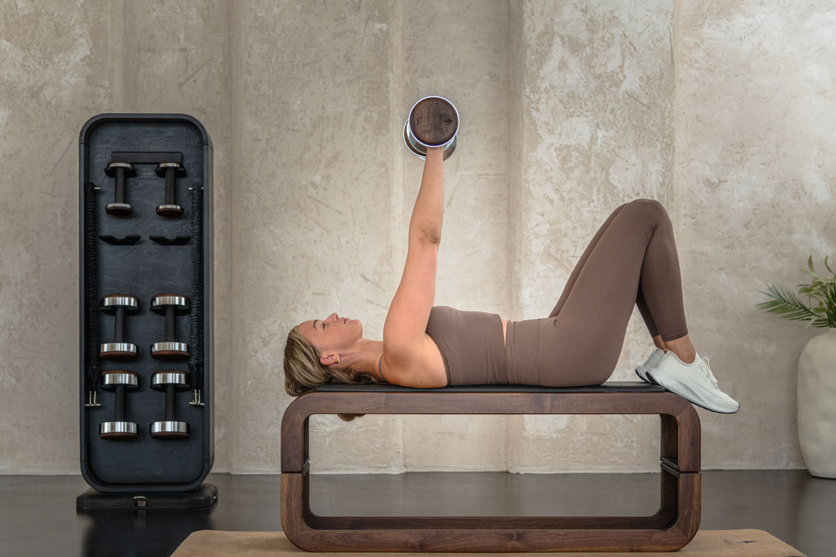 NOHRD StepTower in use for step and strength training