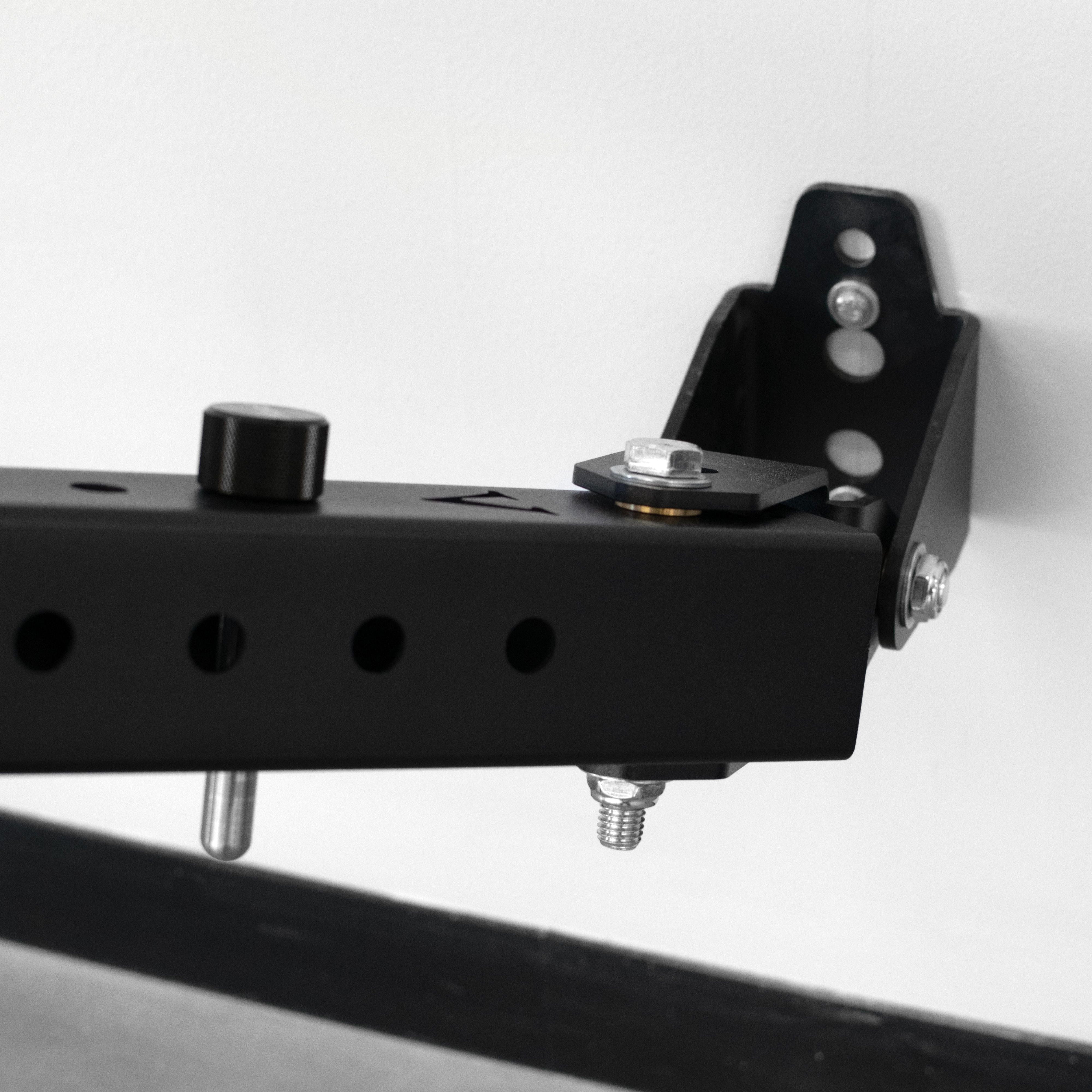 PRx Profile Belt Squat weight horn with plates loaded