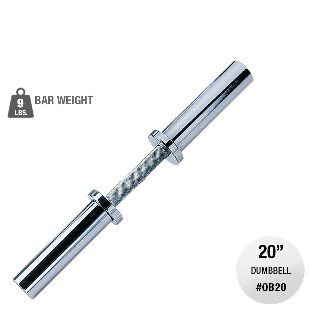 Body Solid Olympic Dumbbell Handle - with specifications