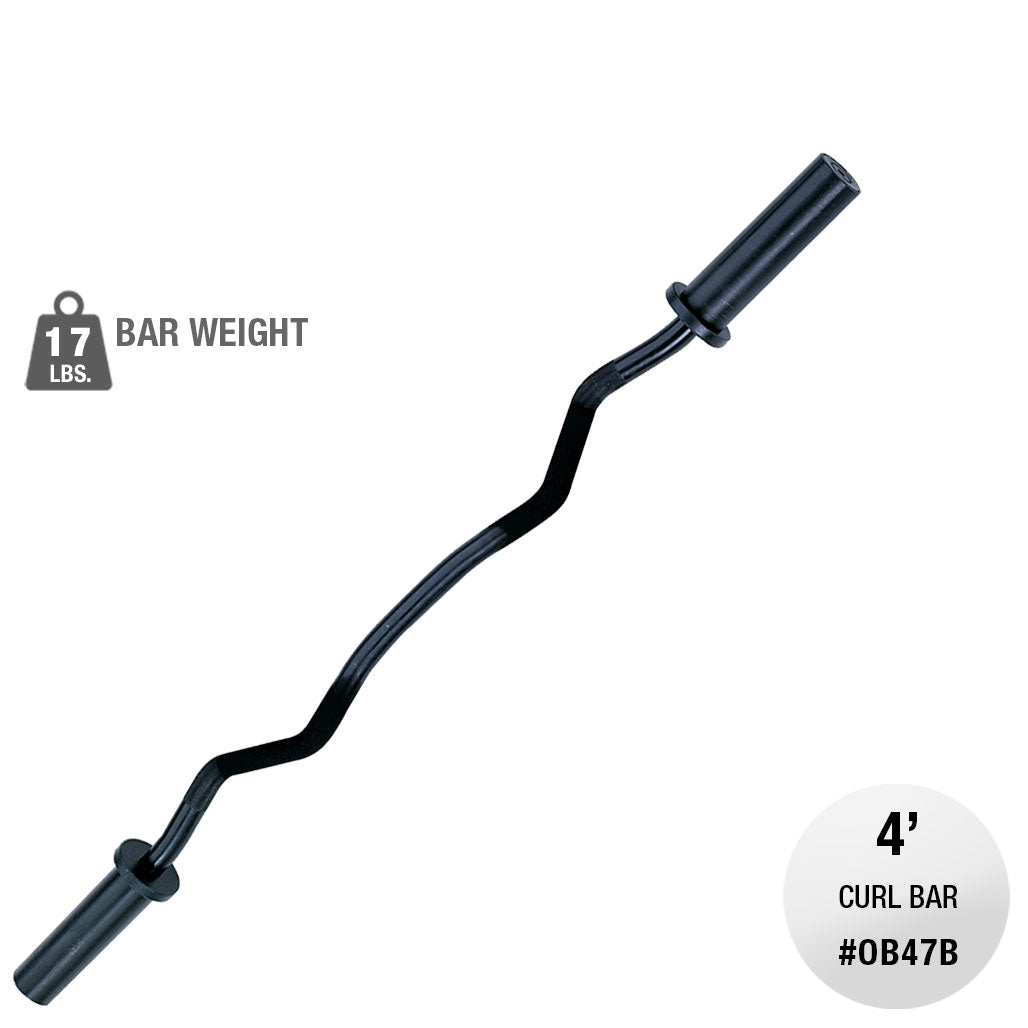 Body-Solid OB47B black Olympic curl bar