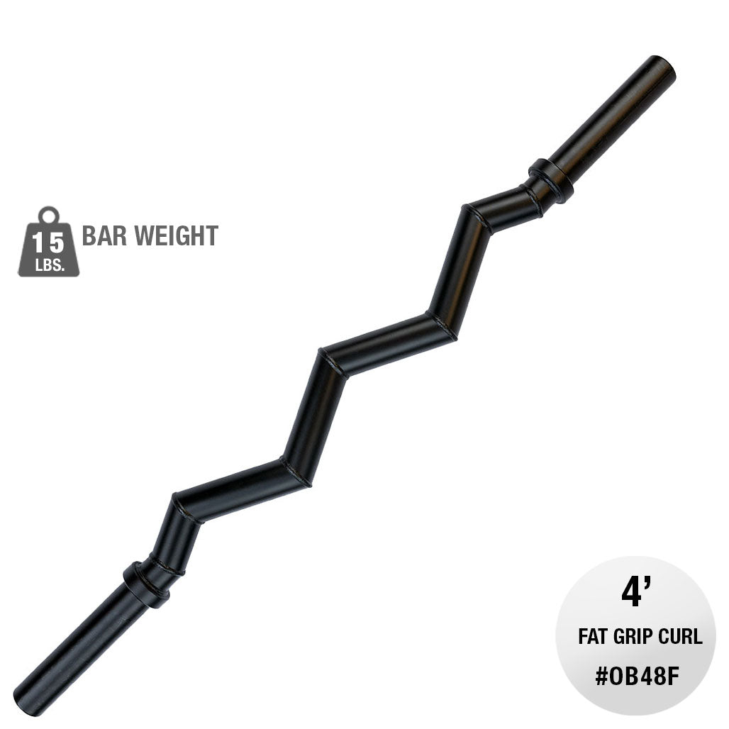 Body-Solid Tools OB48F Fat Grip Olympic Curl Bar