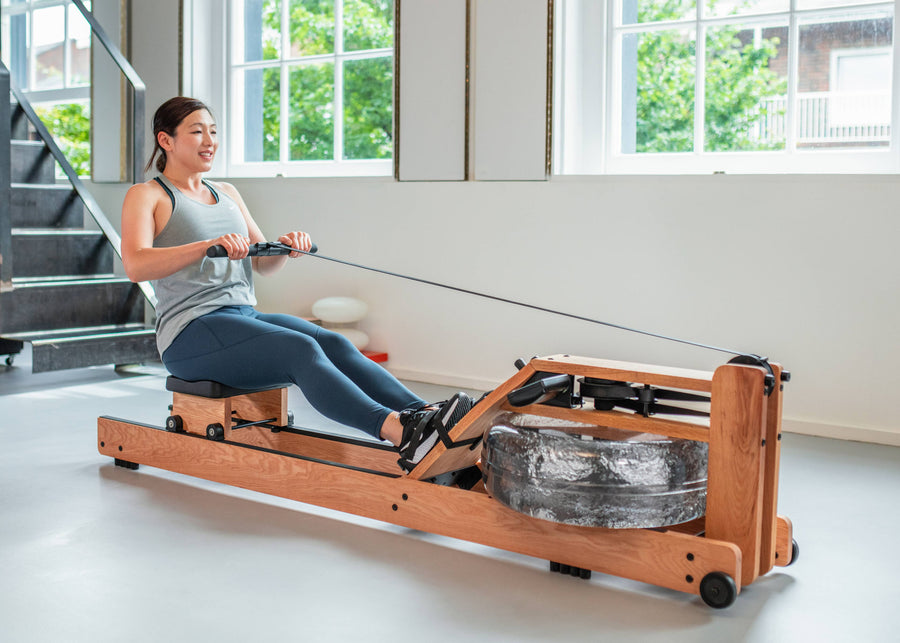 WaterRower Cherry Rowing Machine with S4 BLE Monitor