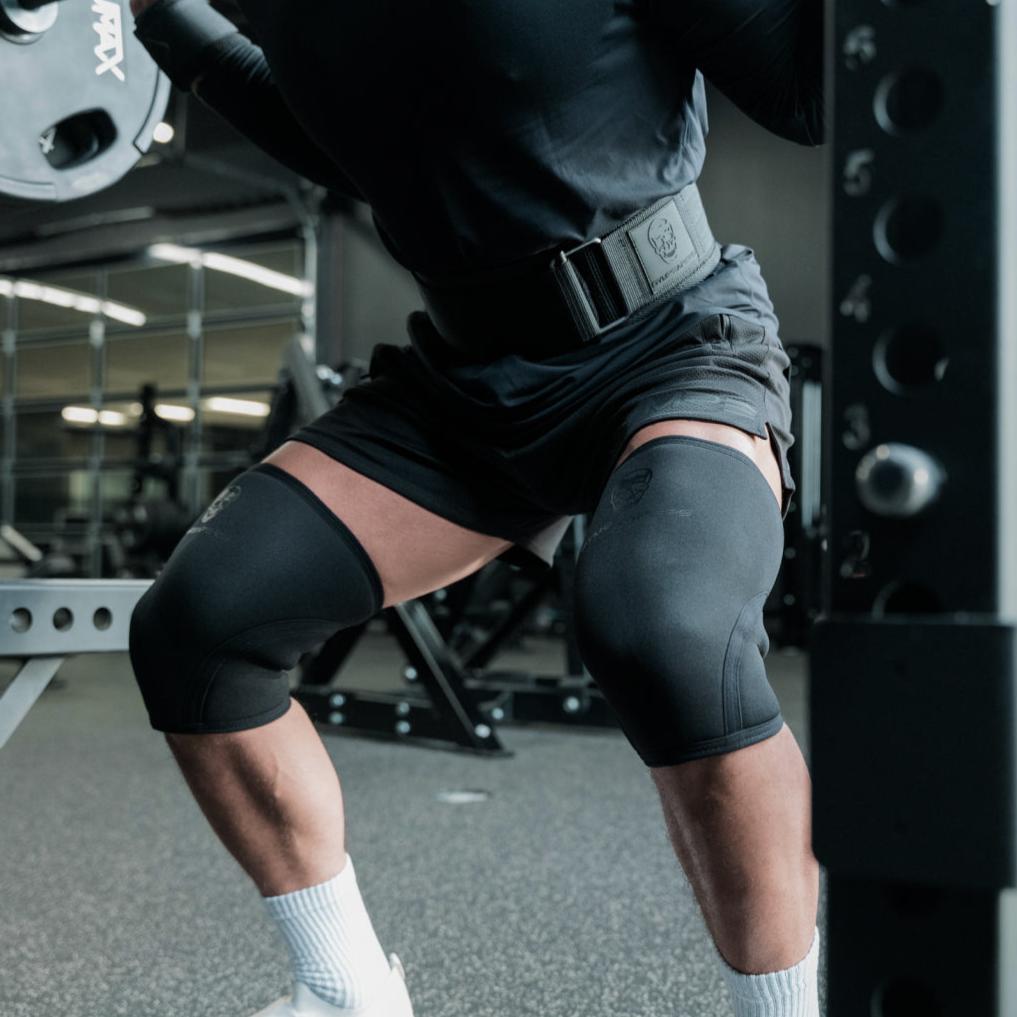 7MM Knee Sleeves - Black/Black
