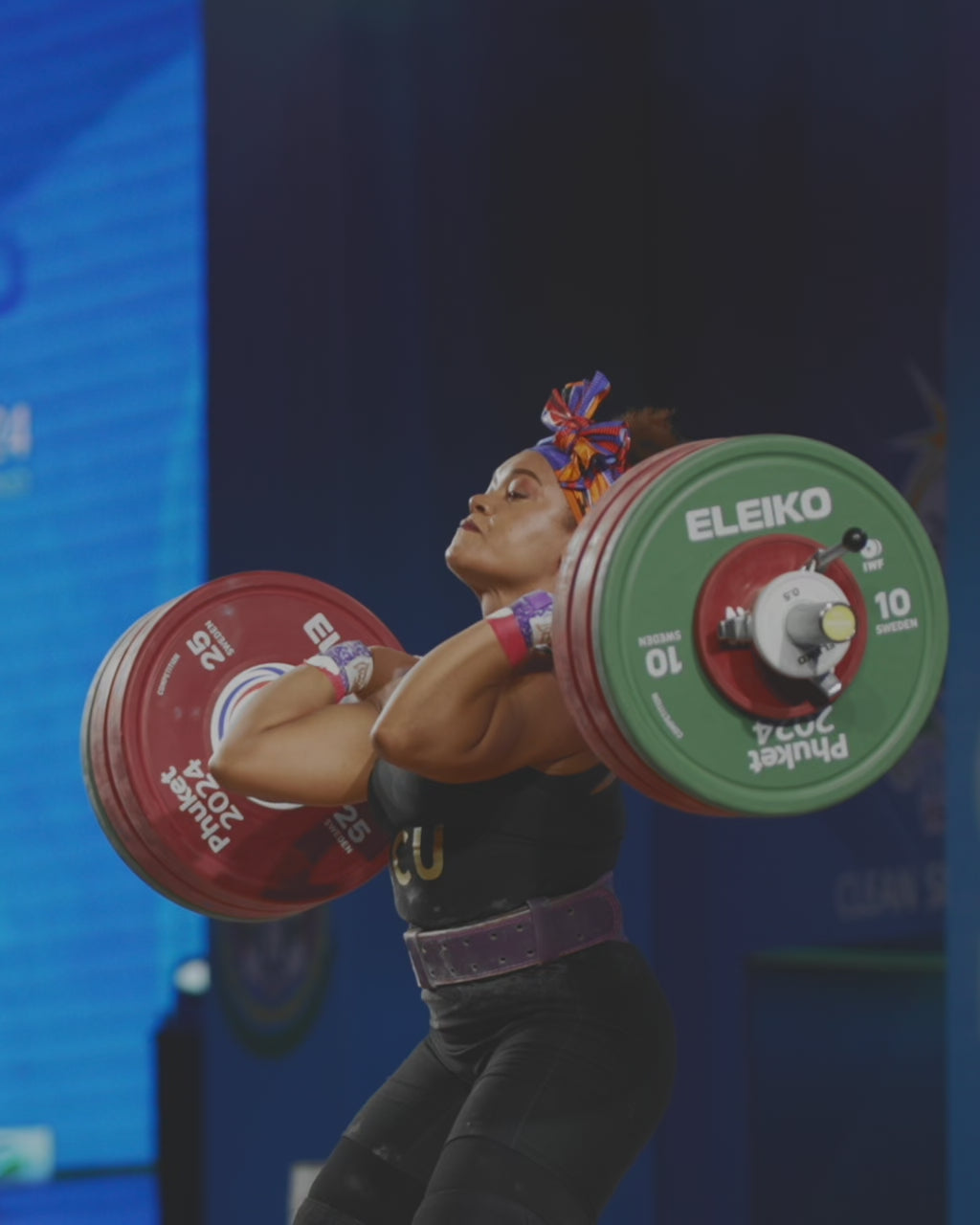 IWF Weightlifting Competition Bar