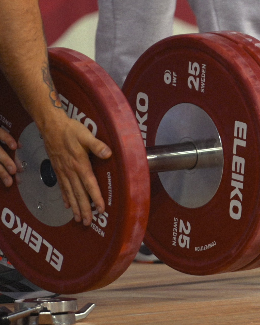 IWF Weightlifting Competition Bar