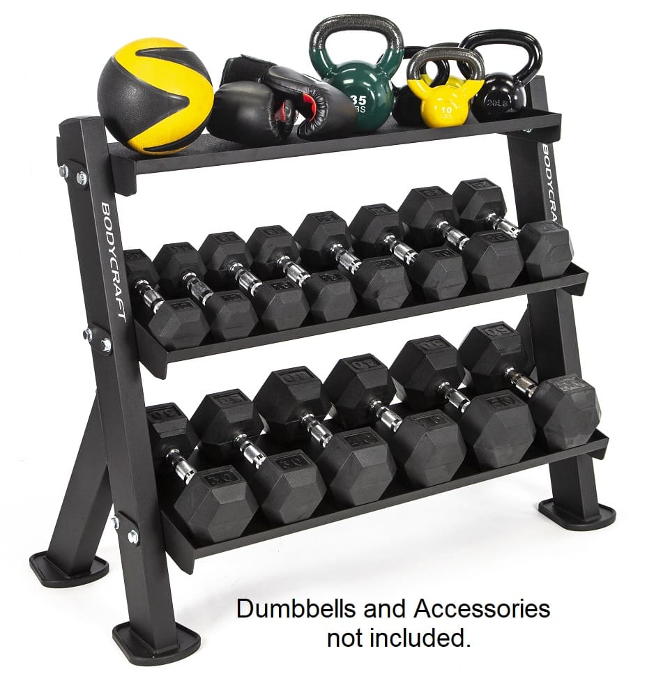 F530 3-Tier Dumbbell & Accessory Rack