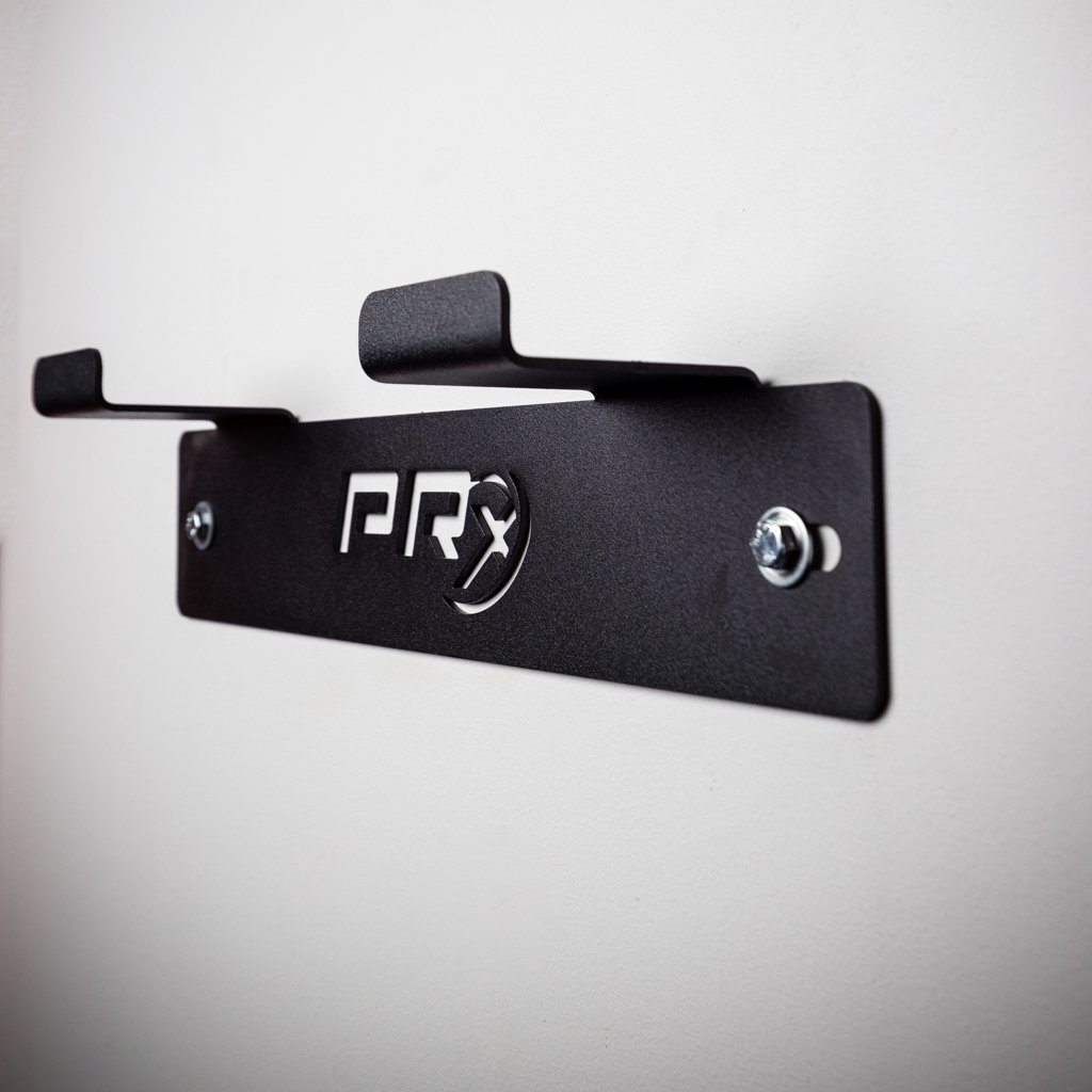 PRx multi-purpose wall storage holding gym equipment