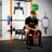 PRx Profile Flat Folding Bench pad and pivot close-up