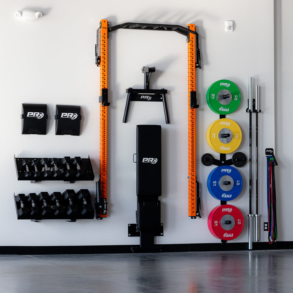 PRx Profile Incline Folding Bench angle adjustment ladder detail