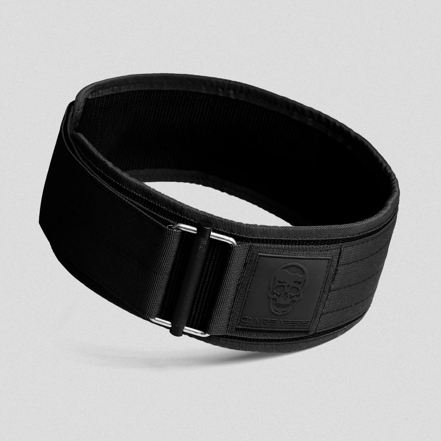 Quick Lock Weightlifting Belt - Black/Black