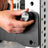 PRx Mag Pin seated in a 5/8 inch rack upright hole