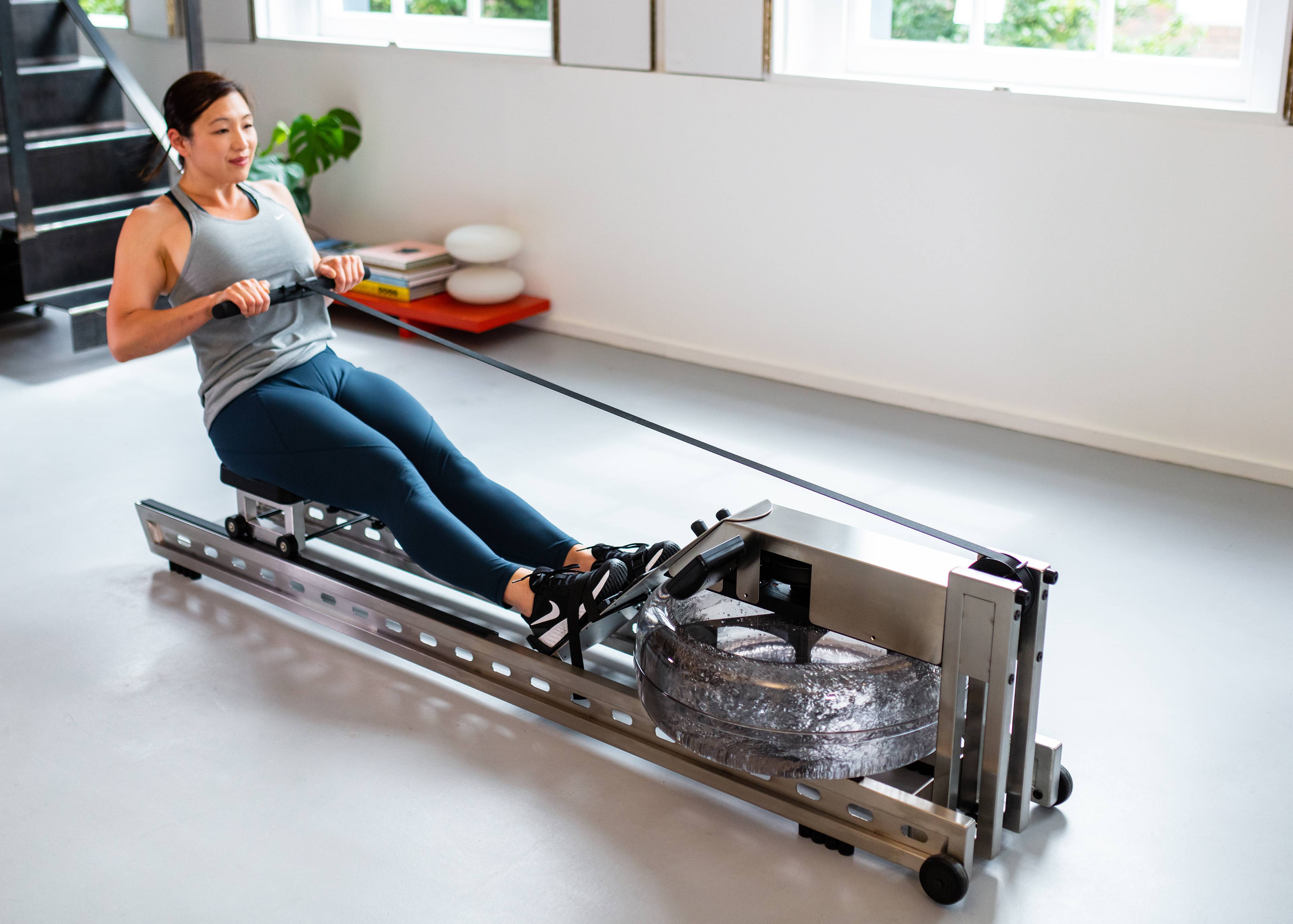 WaterRower S1 Rowing Machine with S4 BLE Monitor