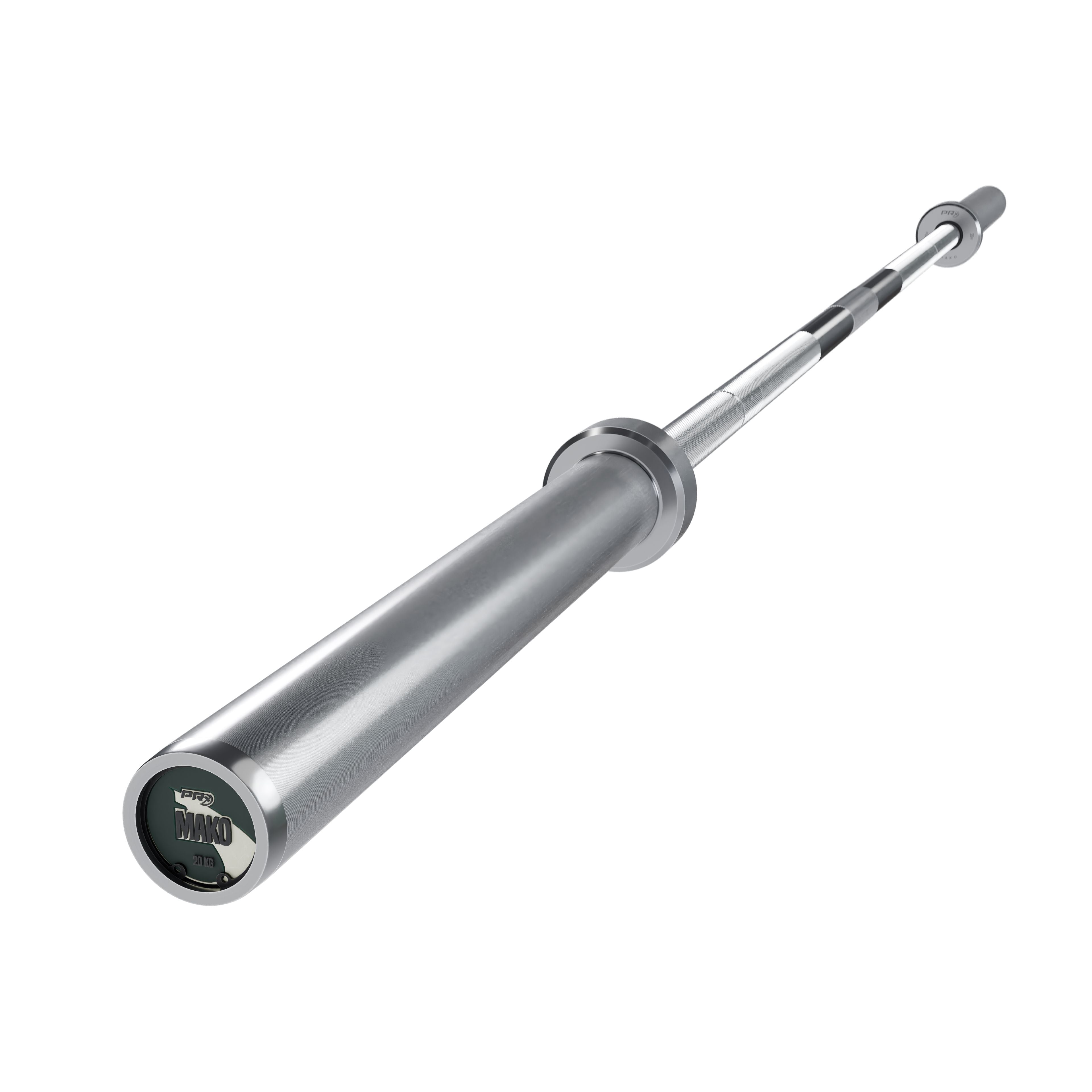 PRx Mako Olympic Barbell full length view