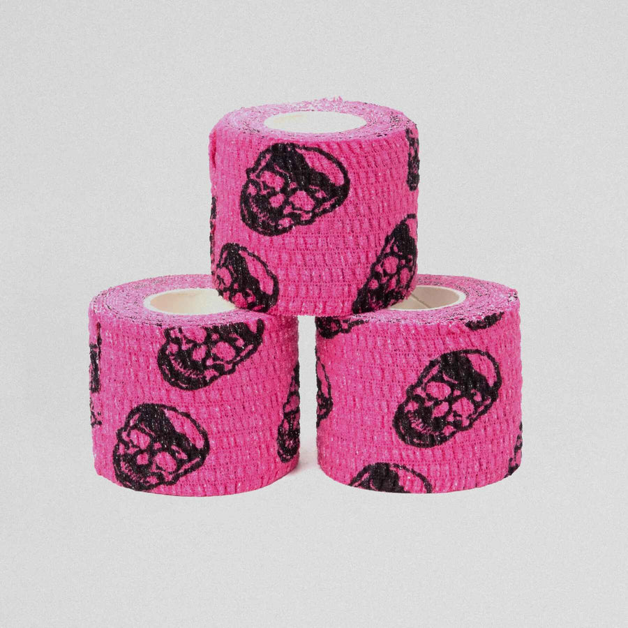 Gymreapers Skull Tape - Pink